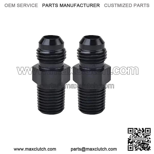 AN4 male to 1/8NPT 2-pack