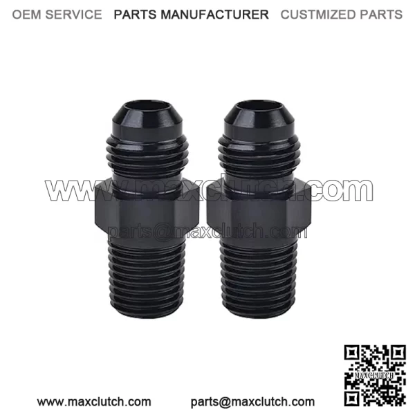 AN4 male to 3/8NPT 2-pack