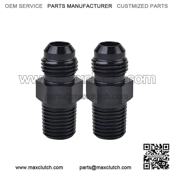 AN10 male to 3/8NPT 2-pack