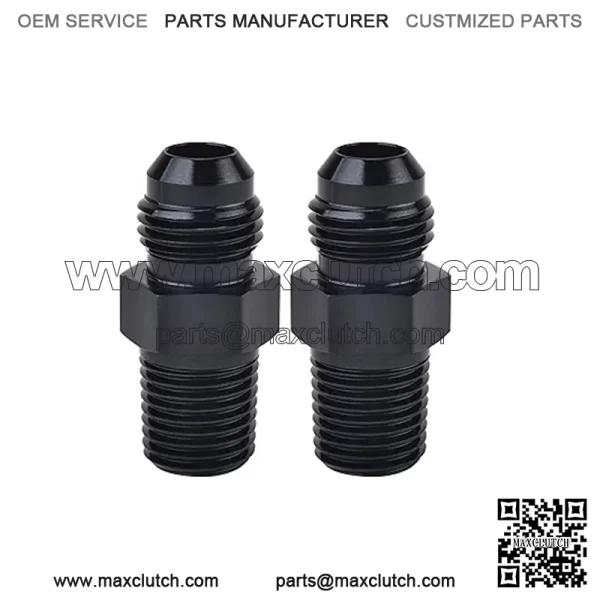 AN12 male to 1/2NPT 2-pack