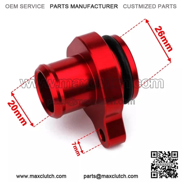 BMW water pipe connector#red - Image 2