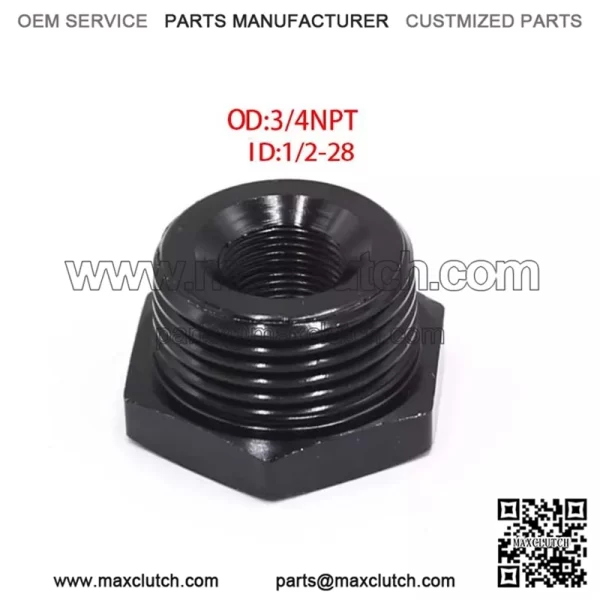 Oil filter adapter 1/2-28  3/4NPT - Image 2