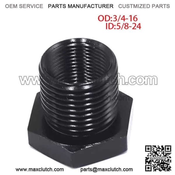 Oil filter adapter 5/8-24  3/4-16 - Image 2