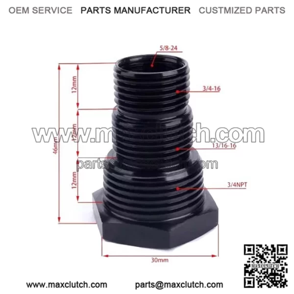 Oil filter adapter 3 in 1 5/8-24 - Image 2