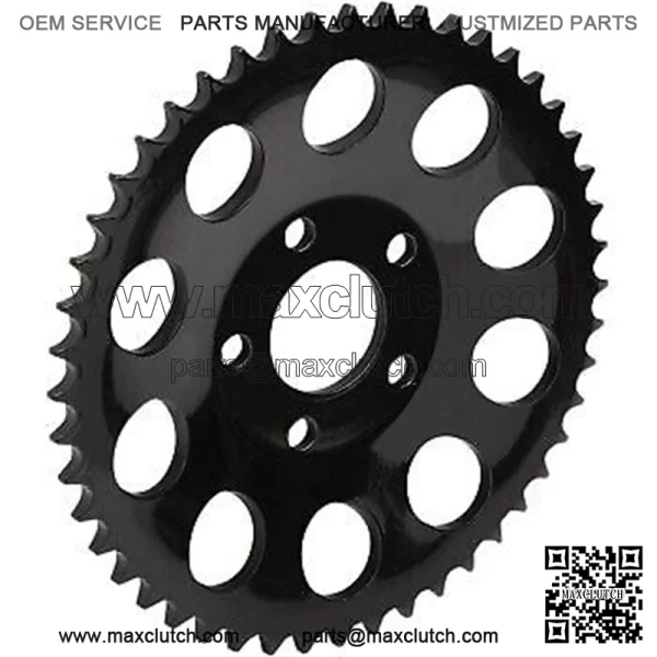 1210-1837 Black Rear Wheel Sprocket 48-Tooth