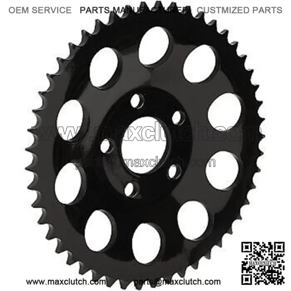 1210-1838 Black Rear Wheel Sprocket 49-Tooth