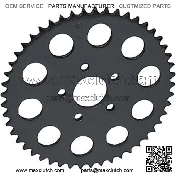 1210-1835 Black Rear Wheel Sprocket 51 Tooth