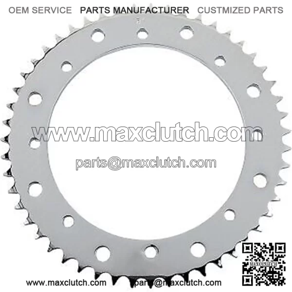 1210-2668 Chrome 51-Tooth Rear Sprocket