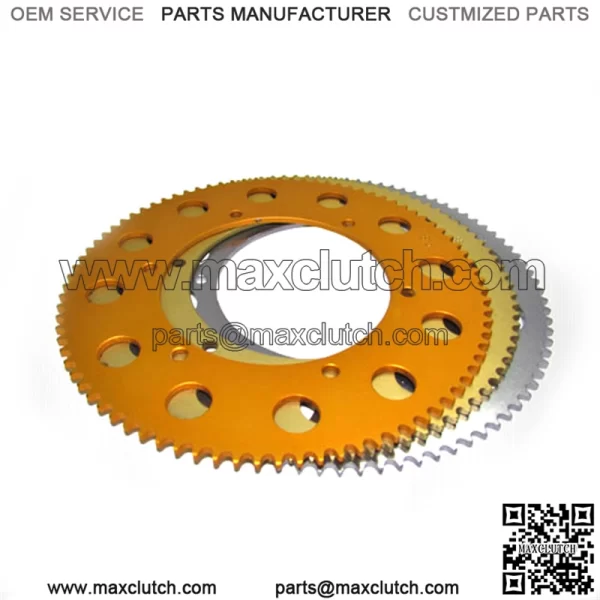 Sprockets 219 pitch aluminum grade 6061 71,72,73,74,75,76,77