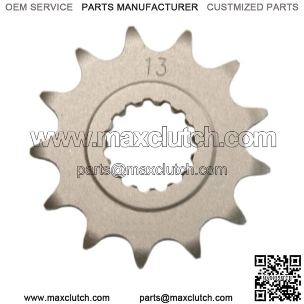 13 Tooth Front Steel Sprocket 13T fits Yamaha 700, YFZ450R & YFZ450X For: More than one vehicle