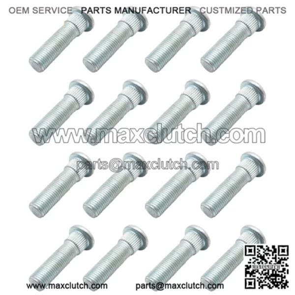 16 Front Rear Wheel Stud Bolts for Polaris Ranger 400 500 570 700 800 900 EV ETX