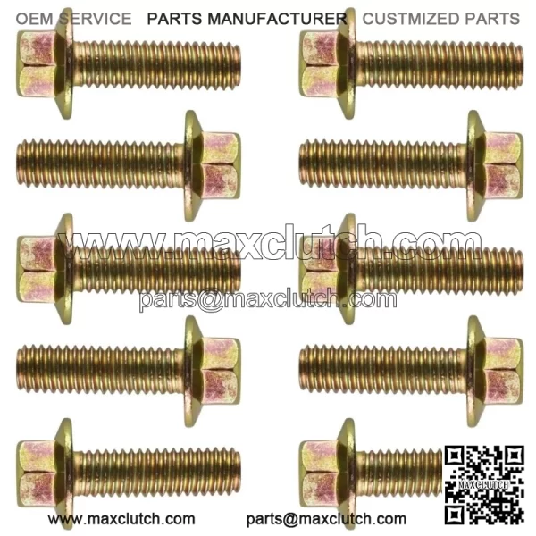 10x Flanged Head Clutch Bolt M6x20 for Polaris Sportsman 570 6x6 2018 2019-2021 For: Polaris Sportsman 570 - Image 4