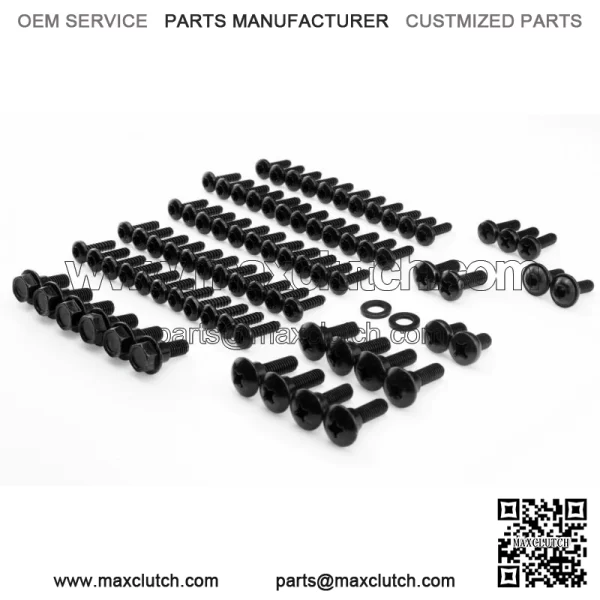 Peugeot Vivacity 3 Screw Trim Screws Set Black Complete Set