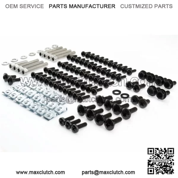 Peugeot Vivacity 3 Screws Set Clamps Variomatic Stainless Steel A2 Stainless Clip