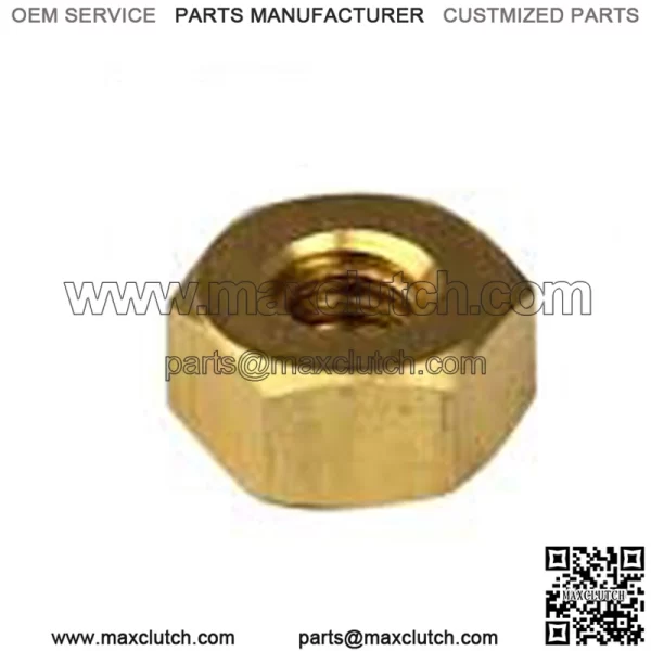 M8 Hexagon Brass Nut Full