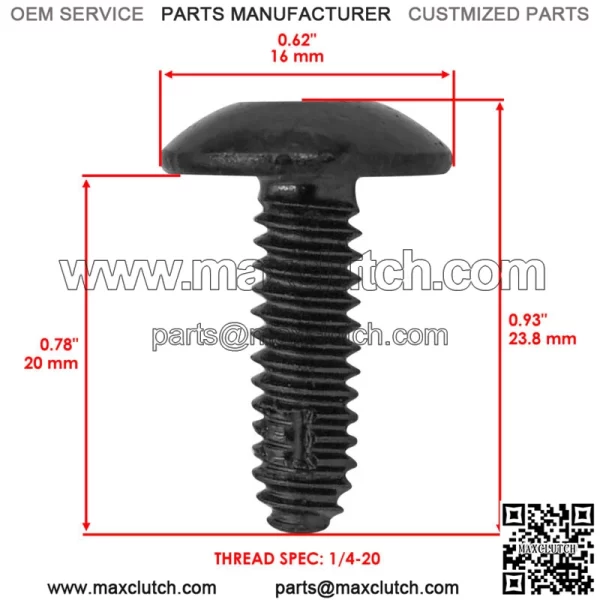 7518280 Body Torx Screw Bolt For Polaris Ranger 400 10-14, 800 09-14, 900 11-14 - Image 2
