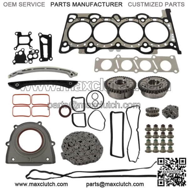 For Land Rover Range Rover Evoque 2.0L 2011- Timing Chain Kit+ 2VVT