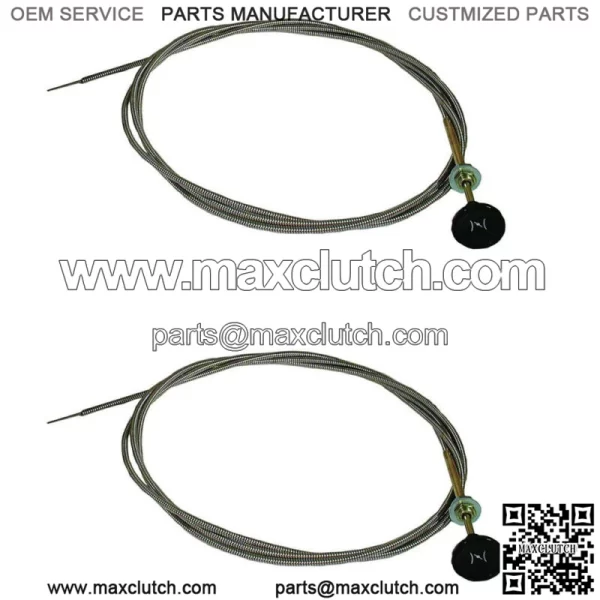 8 FT UNIVERSAL CARBURETOR THROTTLE CONTROL CABLES for Lawn Mower 60122