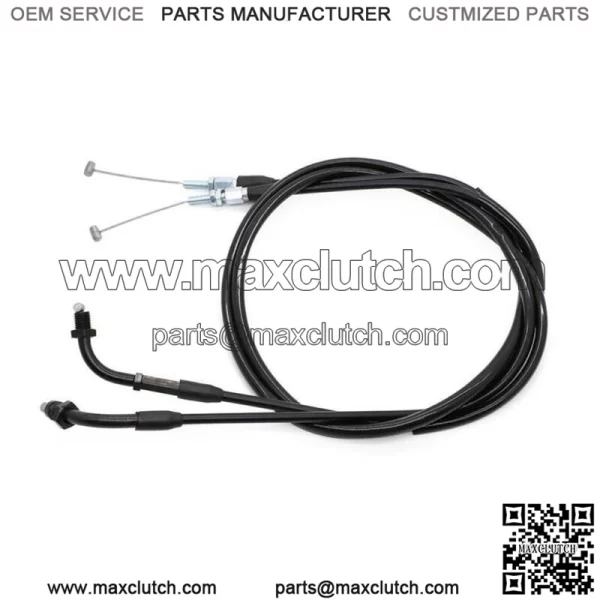 Throttle Cable Kit for Honda CM400 CX500 Custom Hawk Nighthawk 450 17920-415-000 (For: Honda) - Image 4
