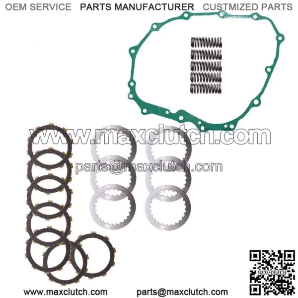 FOR Honda TRX400EX Heavy Duty Clutch Kit Discs Plates Springs Gasket 1999-2008 - Image 2
