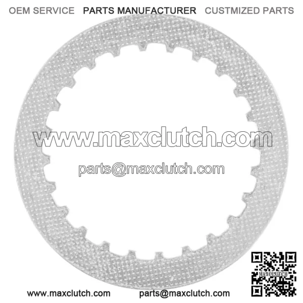 Clutch Friction Steel Plates Kit for Honda TRX450ES Foreman 450 4x4 ES 1998-2001 (For: Honda) - Image 2