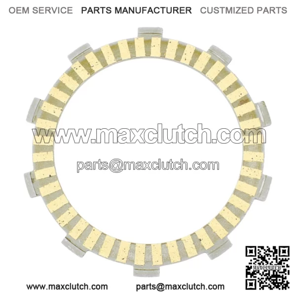Clutch Friction Steel Plates Kit for Honda TRX450ES Foreman 450 4x4 ES 1998-2001 (For: Honda) - Image 3