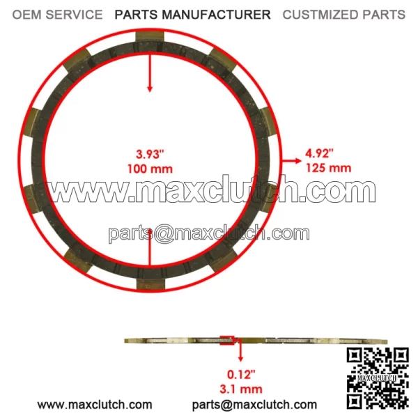 For Yamaha Blaster 200 YFS200 1988-2006 Clutch Friction Steel Plates Spring Kit (For: Yamaha YFS200) - Image 3