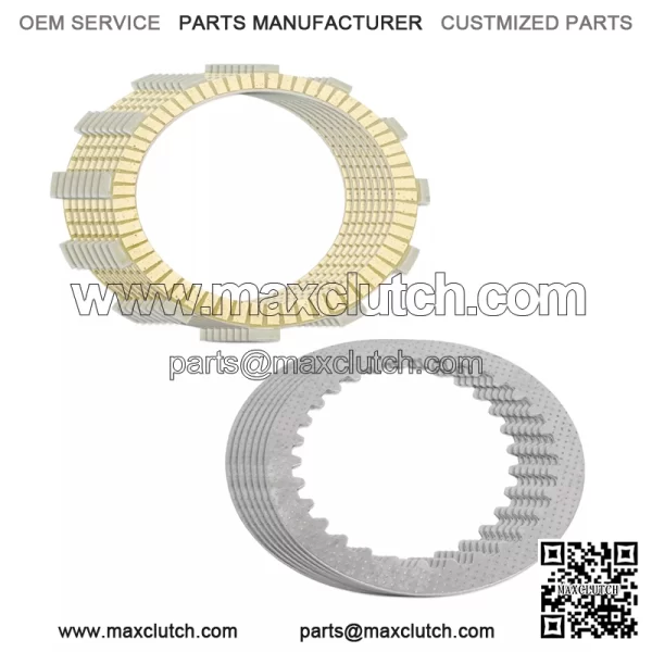 Clutch Friction And Steel Plates for Kawasaki KLR650 KL650 2011-2017