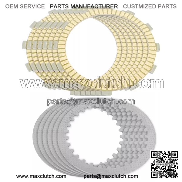 Clutch Friction And Steel Plates for Kawasaki KLR650 KL650 Abs 2016 2017