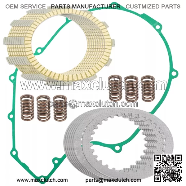 Clutch Friction Plates And Gasket Kit for Kawasaki Concours 1000 ZG1000A 86-06