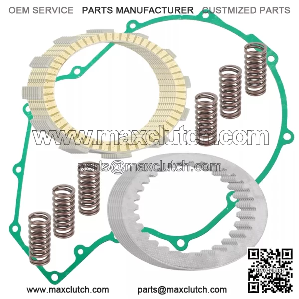 Clutch Friction Plates And Gasket Kit for Kawasaki ZX1200C ZZR1200 2002-2005