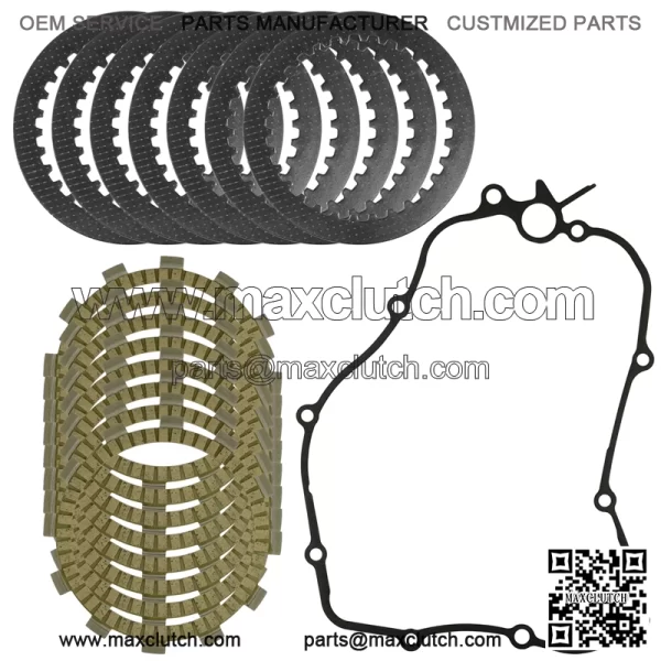 Clutch Friction Steel Plates And Gasket Kit for Yamaha YZ125 YZ125X 2005-2023