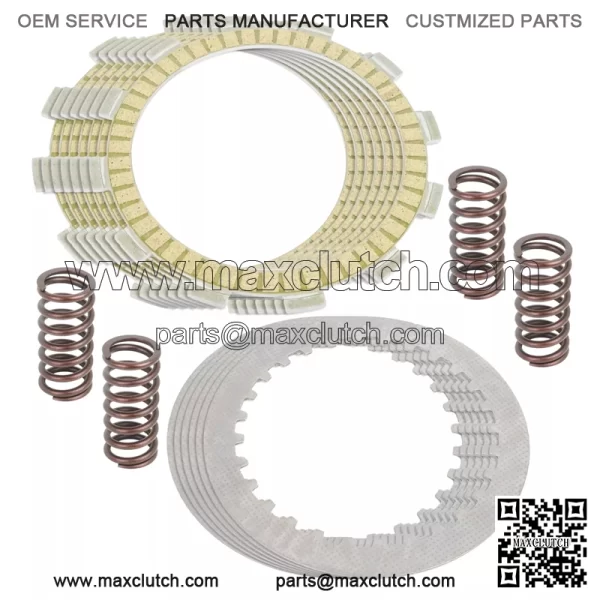 Clutch Friction Steel Plates And Springs Kit for Honda XR650L 1993-2018