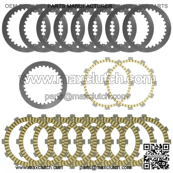 Clutch Friction Steel Plates Kit for Yamaha YXZ1000R EPS SS SE YXZ10YE 2017-2022