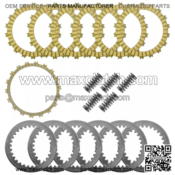 Clutch Friction Plates Kit for Honda CB500F CB500FA CB500X CB500XA ABS 2013-2018