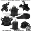Engine and Transmission Kit 7 pcs for 2004-2008 Acura TSX 2.4L Automatic