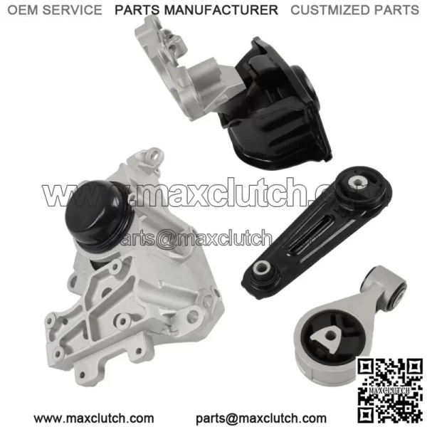 Engine and Transmission Mount Kit 4 Fits Nissan Rogue 2.5L 2008 2009 2010-2013 - Image 3