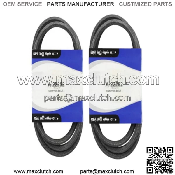 (2) Straps fit Snapper 1-8236 22252 7022252-1/2" x 73"