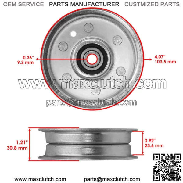 Deck Pulley for Cub Cadet Z-Force 42" 48" CC760 CC800 i1042 LTX1040 LTX1042 - Image 2