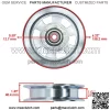 5104716YP 5102678YP Deck Pulley for Ferris IS 700Z ISX 2200 800 SRS Z2 60" - Image 2
