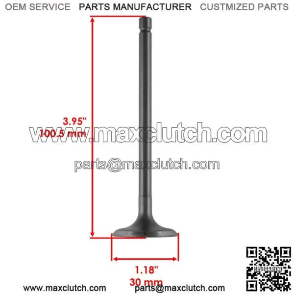 Intake and Exhaust Valve for Yamaha YFM660R Raptor 660 2001-2005 (for: Yamaha Rhino 660 2006) - Image 2