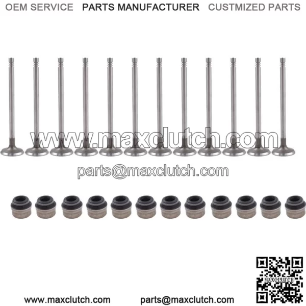 Intake Exhaust Valves For Audi A4 TT Volkswagen Passat Goft Jetta 1.8L DOHC 20V - Image 2