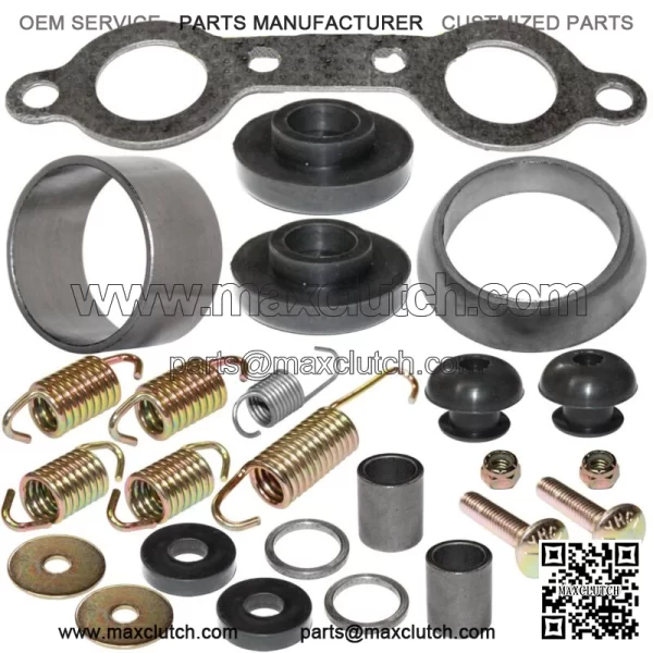 Exhaust Muffler Kit for Polaris Sportsman 800 EFI 2005 2006 2007 For: Polaris Sportsman 800