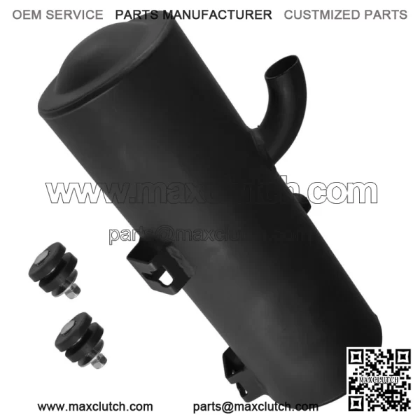 Exhaust Muffler Silencer For Polaris Sportsman 800 4X4 EFI 2007 Black Weld  For: Polaris Sportsman 800 - Image 5