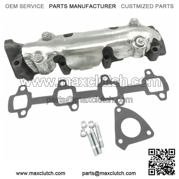 Exhaust Manifold Kit Passenger Right Side For Chevy GMC Pickup Truck Van 6.6L (For: More than one vehicle)