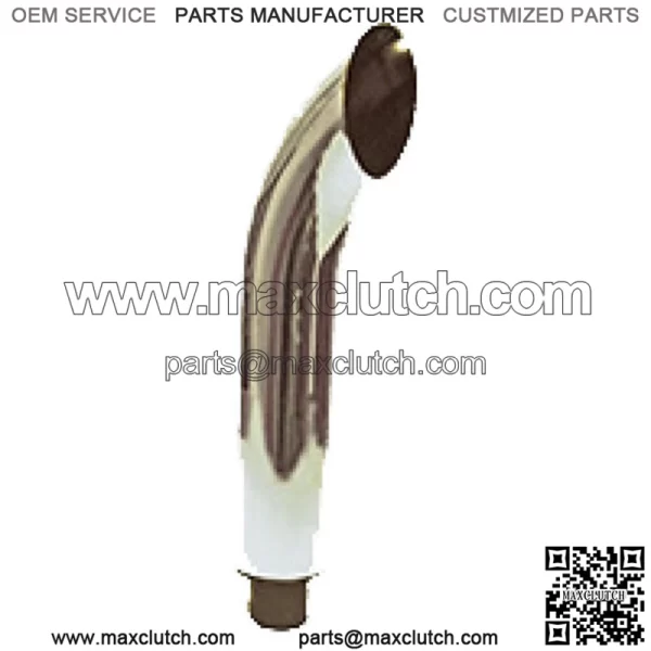 Chrome Curved Exhaust Pipe Fits John Deere 3010 3020 4000 4010 4020 4030 4040 4050 4230