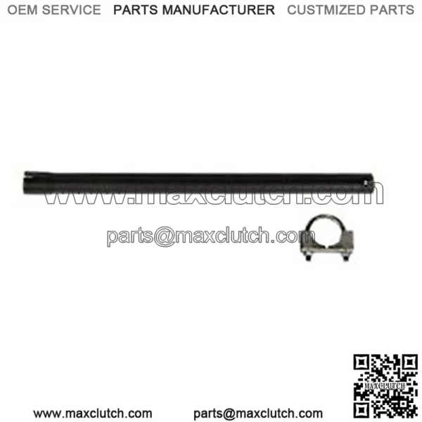 Universal 4-1/8" x 24" Straight Pipe with Clamp for Tractors