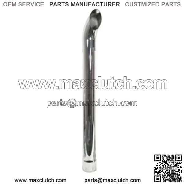 ZNL89057C Curved Chrome Exhaust Pipe PM89057C ZN489057C 89057C