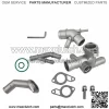 Cast Aluminum Coolant Flange Upgrade Kit For VW MK4 Golf Jetta GLI GTI TT 1.8T - Image 2