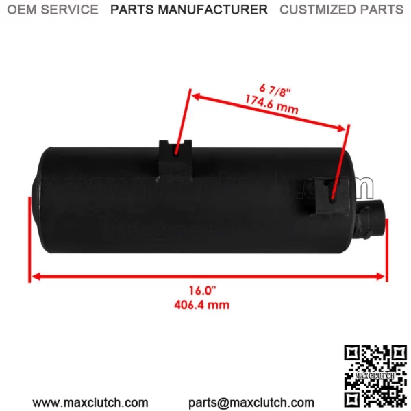 Exhaust Muffler Silencer for Polaris Sportsman 500 4X4 1996-01 W/Donut - Image 2